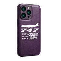 Thumbnail for Boeing 747 - Queen of the Skies (2) Designed Leather iPhone Cases