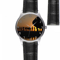 Thumbnail for Band of Brothers Theme Soldiers Designed Fashion Leather Strap Watches