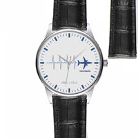 Thumbnail for Aviation Heartbeats Designed Fashion Leather Strap Watches
