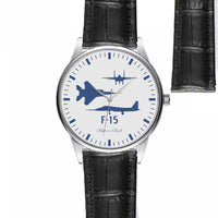 Thumbnail for Fighting Falcon F-15 (Special) Designed Fashion Leather Strap Watches