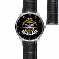Thumbnail for I'm an Aircraft Mechanic Designed Fashion Leather Strap Watches