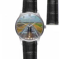 Thumbnail for Amazing Mountain View & Runway Designed Fashion Leather Strap Watches