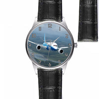 Thumbnail for Cruising Boeing 787 Designed Fashion Leather Strap Watches