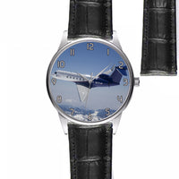Thumbnail for Cruising Gulfstream Jet Designed Fashion Leather Strap Watches