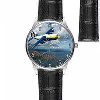 Thumbnail for Blue Angels & Bridge Designed Fashion Leather Strap Watches