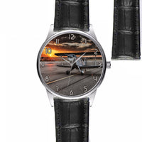 Thumbnail for Beautiful Show Airplane Designed Fashion Leather Strap Watches