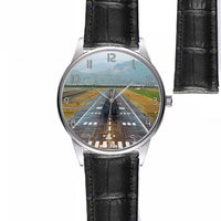 Thumbnail for Mountain View and & Runway Designed Fashion Leather Strap Watches