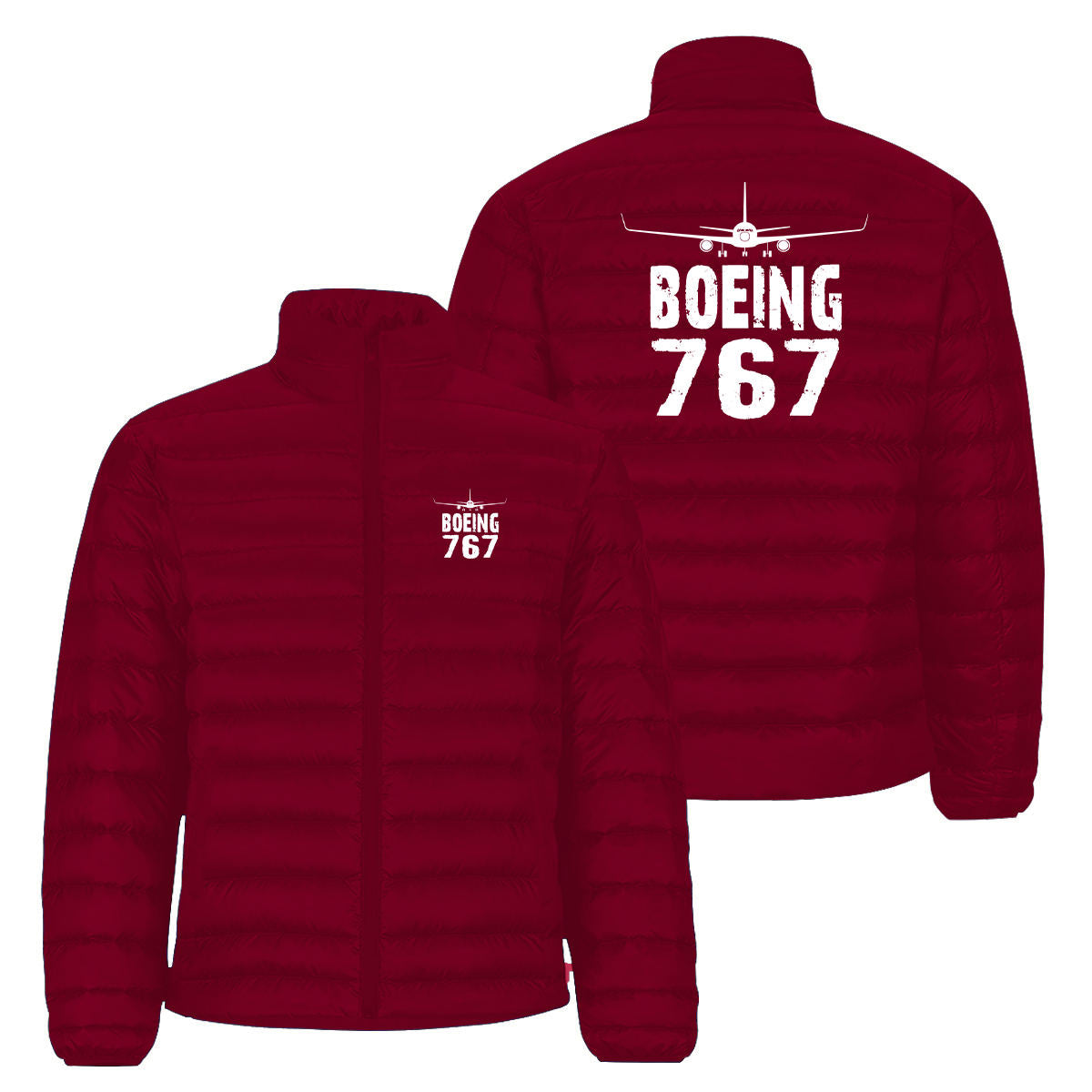 Boeing 767 & Plane Designed Padded Jackets