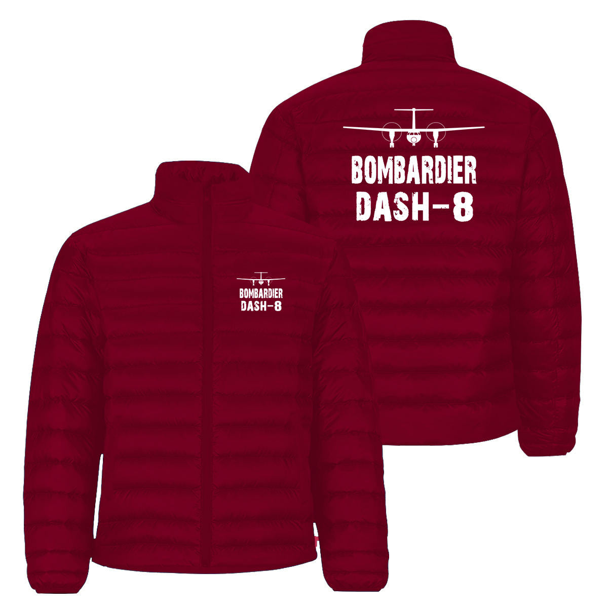 Bombardier Dash-8 & Plane Designed Padded Jackets