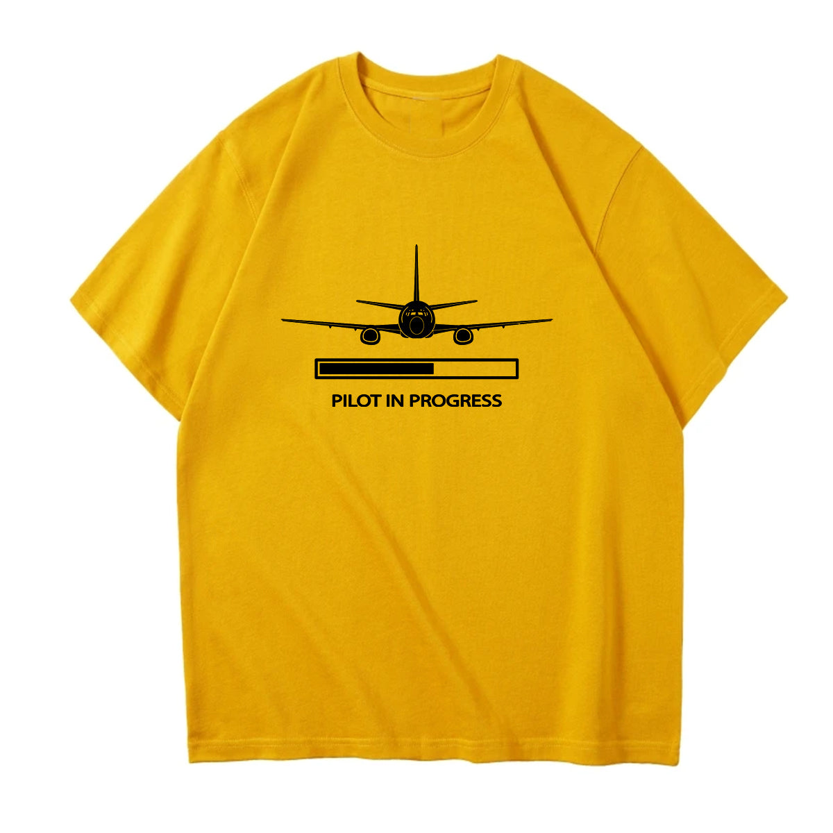 Pilot In Progress Designed Relax Fit T-Shirts