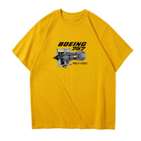 Thumbnail for Boeing 757 & Rolls Royce Engine (RB211) Designed Relax Fit T-Shirts