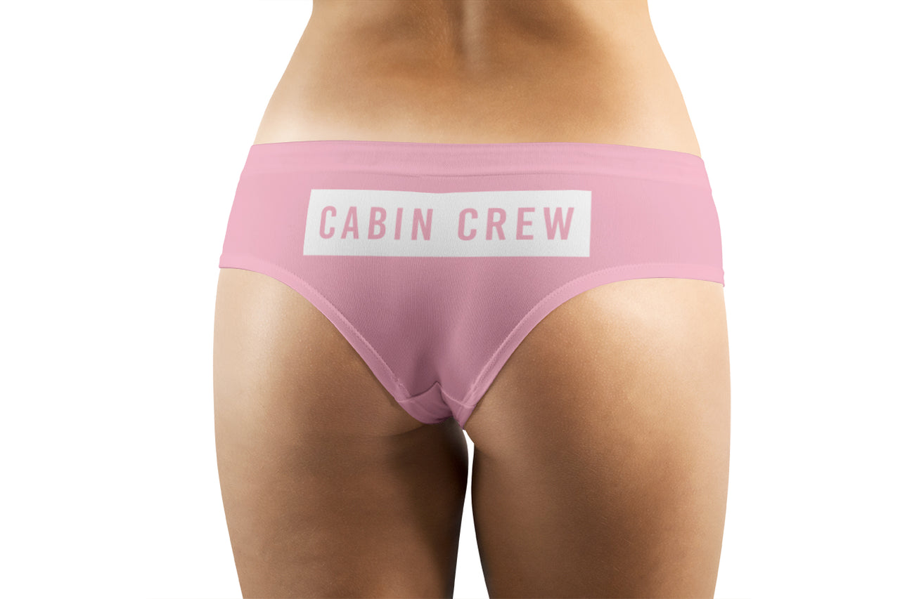 Cabin Crew Text  Designed Women Panties & Shorts