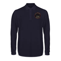 Thumbnail for Fighter Jet 16 - Death From Above Designed Long Sleeve Polo T-Shirts