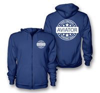 Thumbnail for %100 Original Aviator Designed Zipped Hoodies