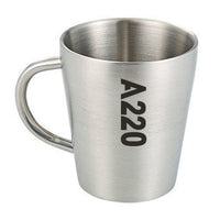 Thumbnail for A220 Text Designed Stainless Steel Coffee Mugs