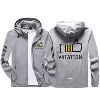 Thumbnail for I Like Aviation Sport & Running Jackets