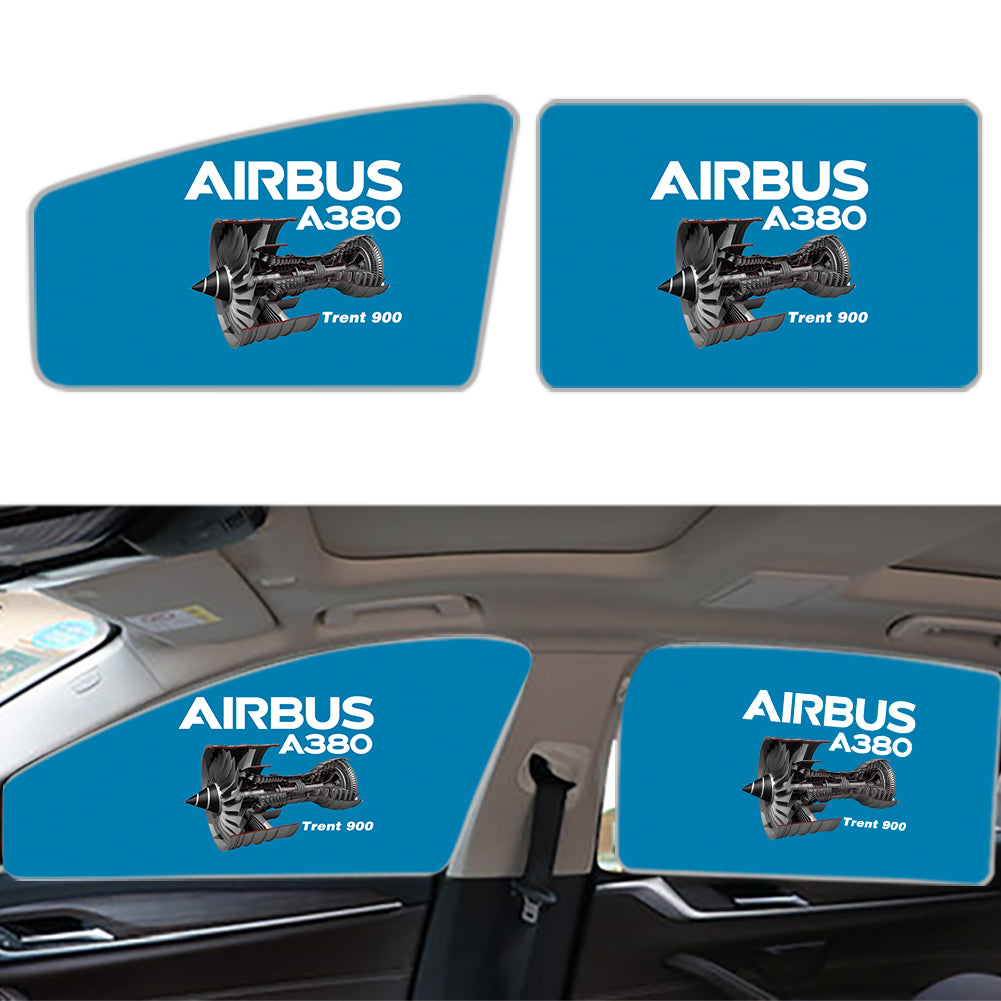 Airbus A380 & Trent 900 Engine Designed Car Sun Shade (Side window)