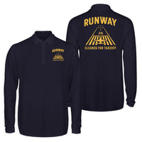 Thumbnail for Cleared For Takeoff Designed Long Sleeve Polo T-Shirts (Double-Side)