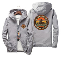 Thumbnail for Retro Apache AH-64 Designed Thin Windbreaker Jackets