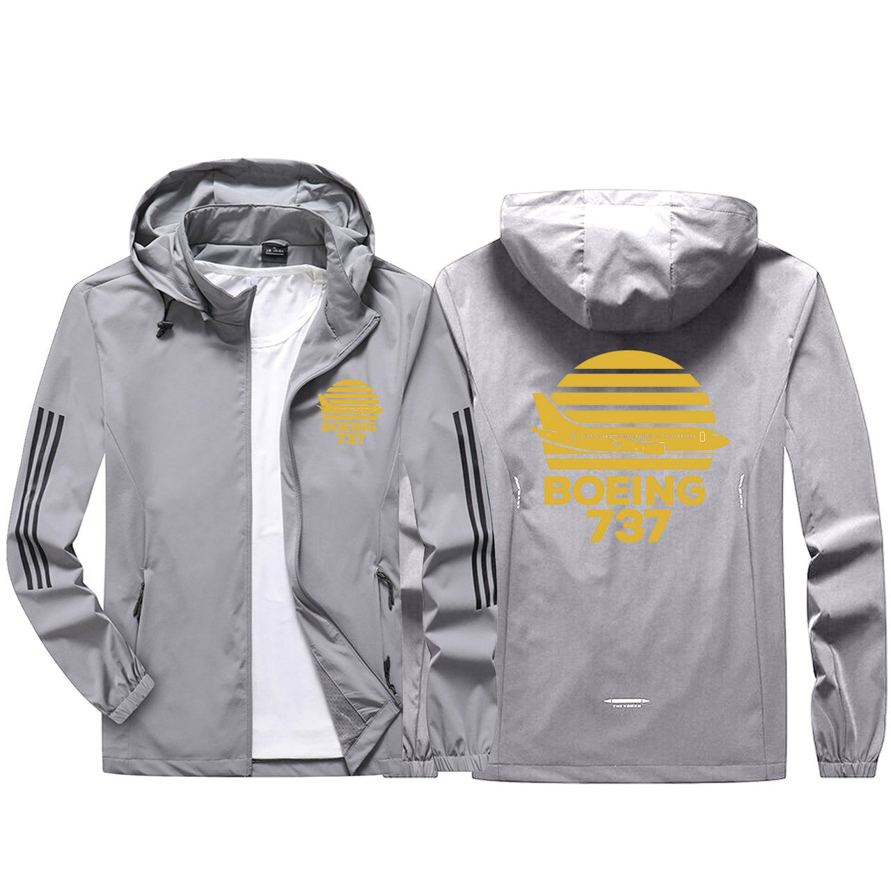 Retro Boeing 737 Design Sport & Running Jackets