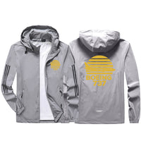 Thumbnail for Retro Boeing 737 Design Sport & Running Jackets