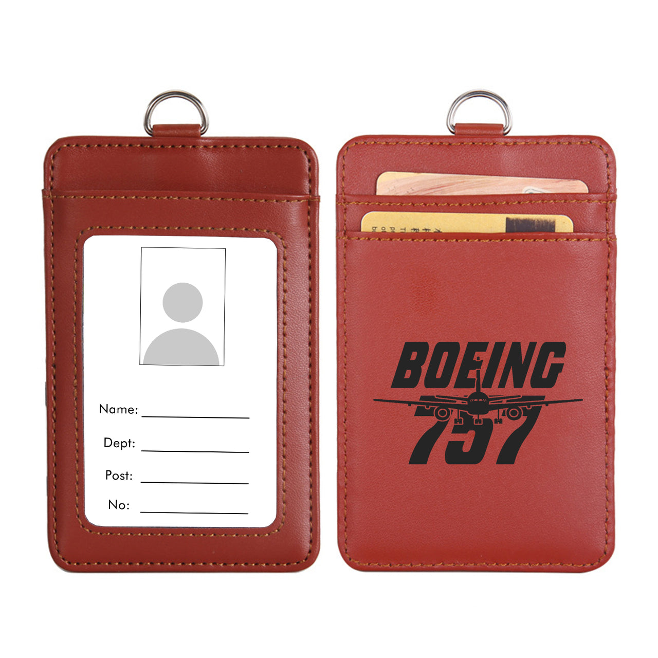 Amazing Boeing 757 Designed ID Card Holder