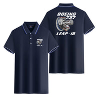 Thumbnail for Boeing 737 & Leap 1B Designed Stylish Polo T-Shirts (Double-Side)