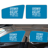 Thumbnail for Airline Pilot Label Designed Car Sun Shade (Side window)