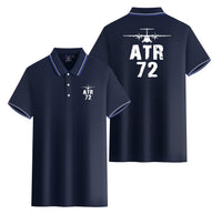 Thumbnail for ATR-72 & Plane Designed Stylish Polo T-Shirts (Double-Side)