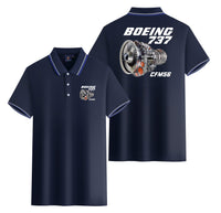 Thumbnail for Boeing 737 Engine & CFM56 Designed Stylish Polo T-Shirts (Double-Side)