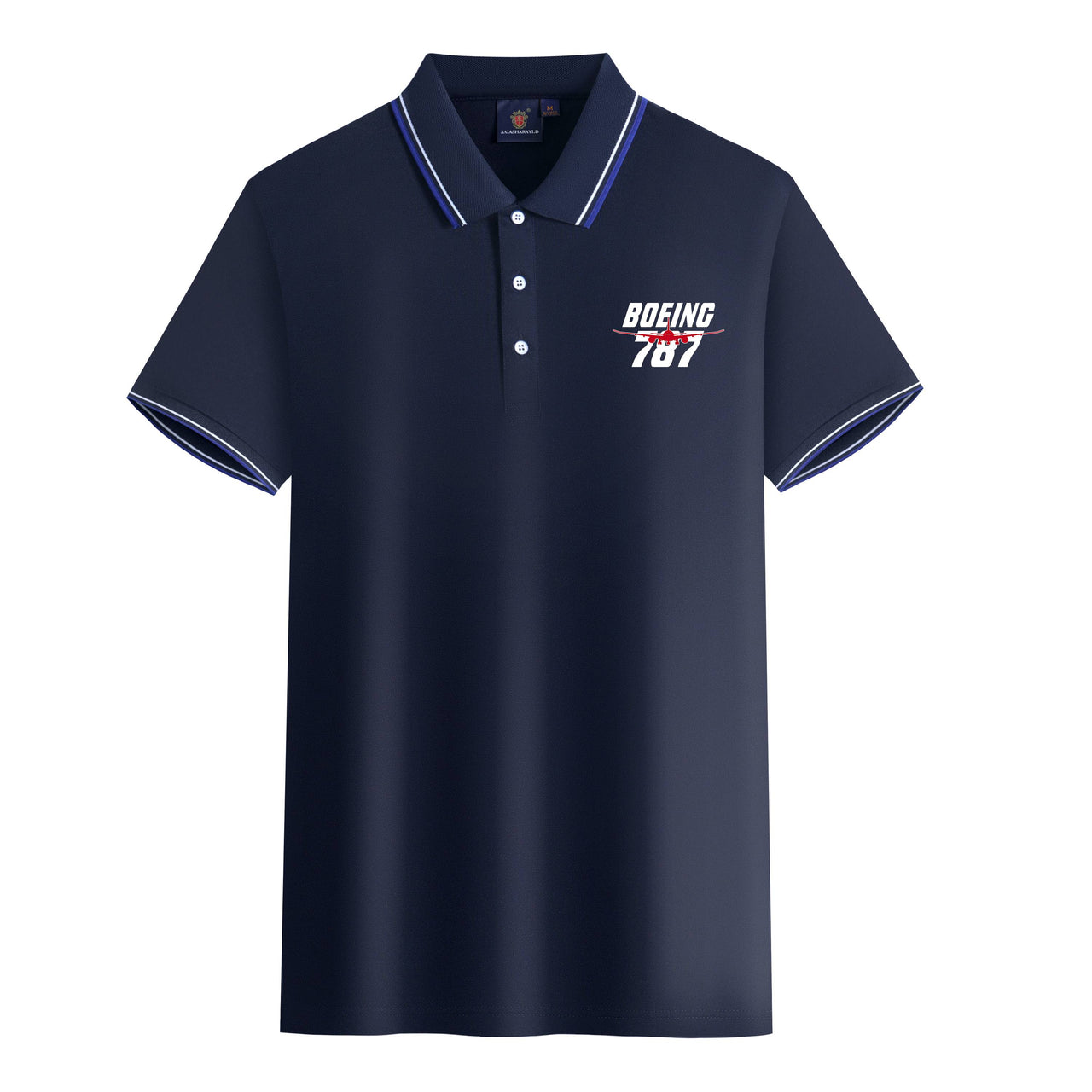 Amazing Boeing 787 Designed Stylish Polo T-Shirts