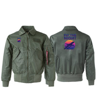 Thumbnail for Fly The Night Designed Embroidered Patch Attachable Jackets