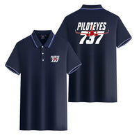 Thumbnail for Amazing Piloteyes737 Designed Stylish Polo T-Shirts (Double-Side)