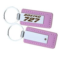 Thumbnail for Boeing 727 & Text Faux Leather Key Chains