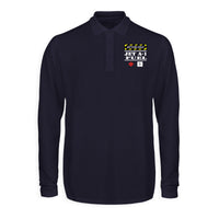 Thumbnail for Jet Fuel Only Designed Long Sleeve Polo T-Shirts