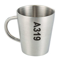 Thumbnail for A319 Text Designed Stainless Steel Coffee Mugs