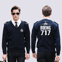 Thumbnail for Boeing 717 & Plane Designed Wool Pilot Sweaters