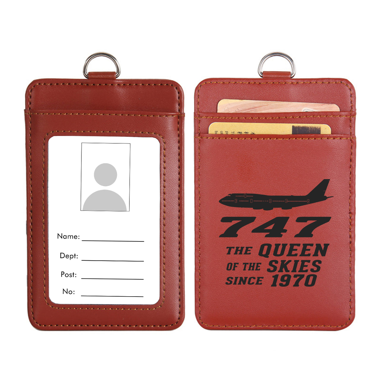 Boeing 747 - Queen of the Skies (2) Designed ID Card Holder