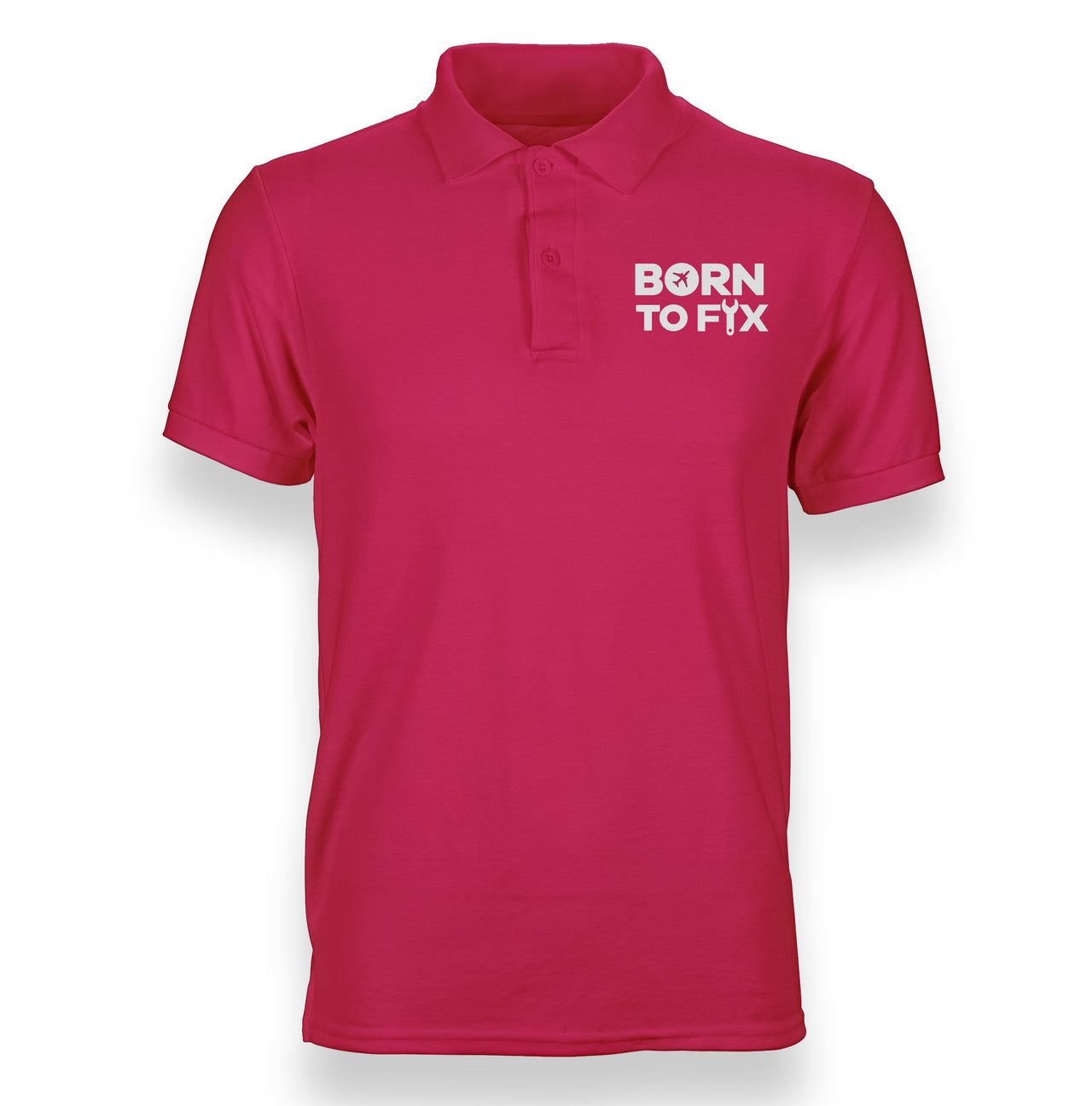 Born To Fix Airplanes Designed "WOMEN" Polo T-Shirts