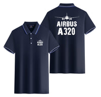 Thumbnail for Airbus A320 & Plane Designed Stylish Polo T-Shirts (Double-Side)