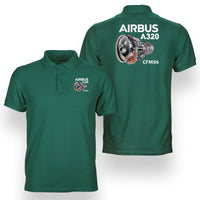 Thumbnail for Airbus A320 & CFM56 Engine Designed Double Side Polo T-Shirts