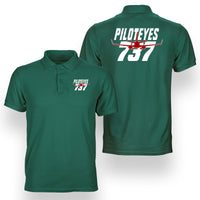 Thumbnail for Amazing Piloteyes737 Designed Double Side Polo T-Shirts