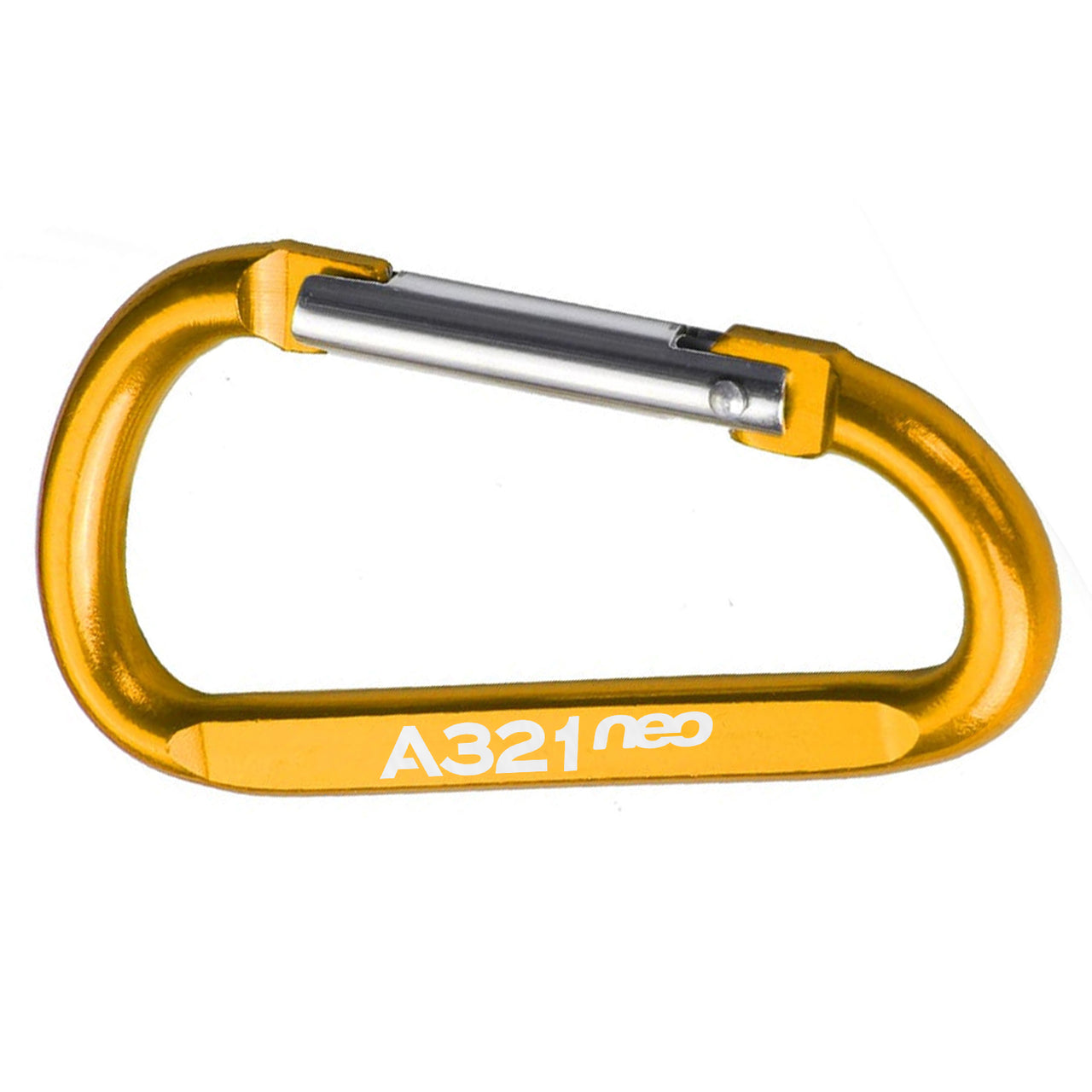 A321neo & Text Designed Aluminum Alloy Carabiner Key chains