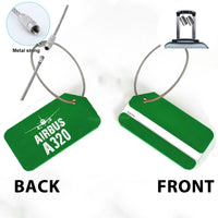 Thumbnail for Airbus A320 & Plane Designed Fashion Metal Luggage Tags