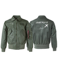 Thumbnail for Just Fly It Designed Embroidered Patch Attachable Jackets