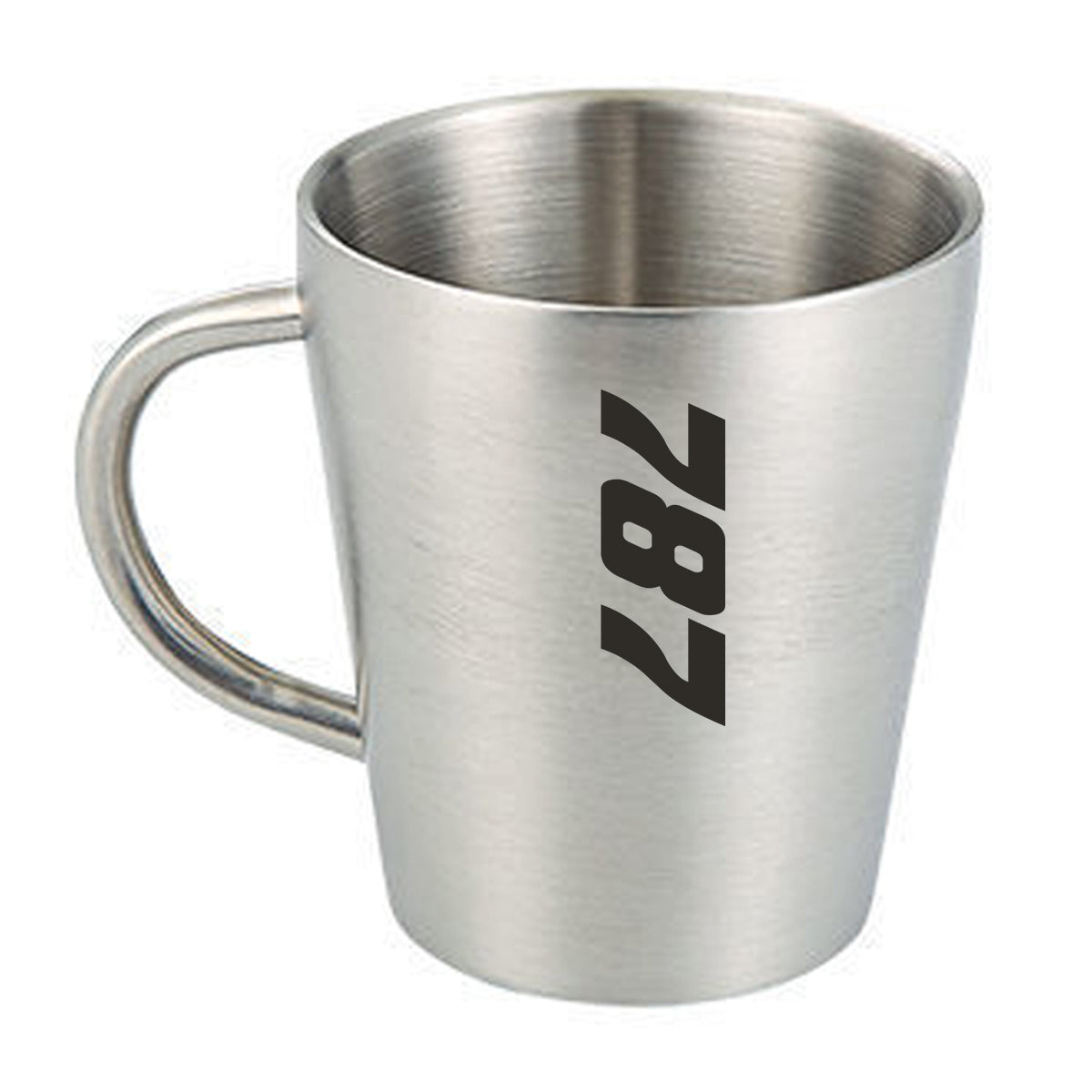 Boeing 787 Text Designed Stainless Steel Coffee Mugs