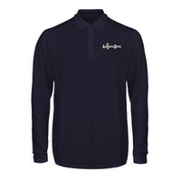 Thumbnail for Air Traffic Control Designed Long Sleeve Polo T-Shirts