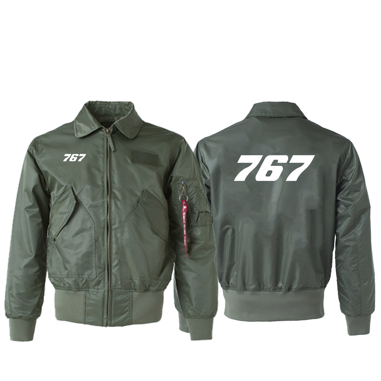 767 Flat Text Designed Embroidered Patch Attachable Jackets