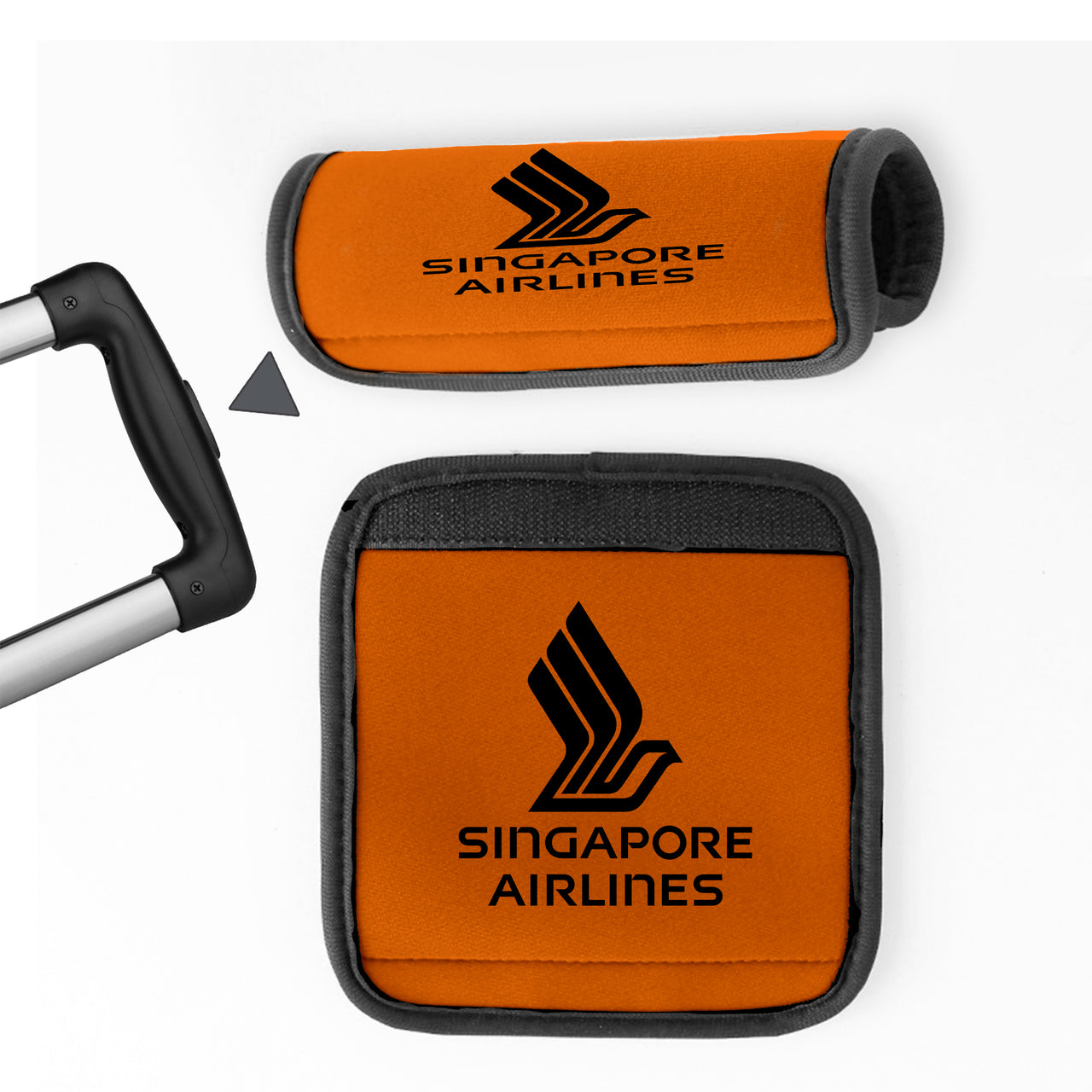 Singapore Airlines Designed Neoprene Luggage Handle Covers