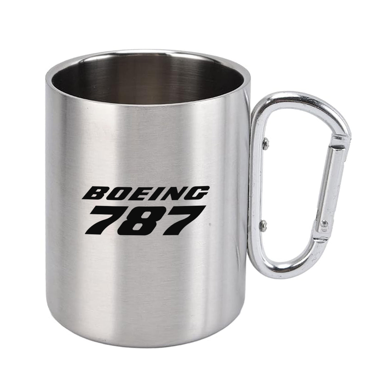 Boeing 787 & Text Designed Stainless Steel Outdoors Mugs